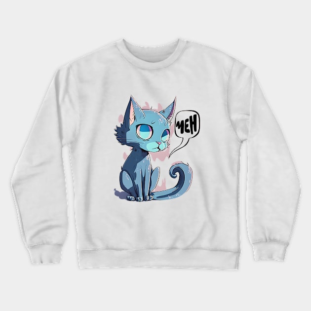 Meow With Me Crewneck Sweatshirt by ArtRoute02